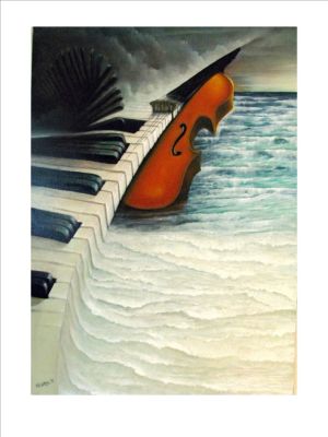 Henrik Rotem. Print on paper, 42 by 29 cm. Signed and numbered by hand. Unframed