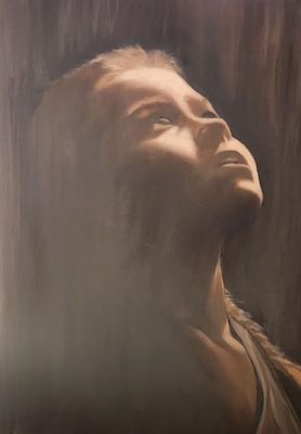 לינה ויליסוב, שמן על בד, 50 על 40 ס"מ, חתום