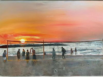 ויקטוריה קוקוי, שמן על בד, 50 על 70 ס"מ, חתום