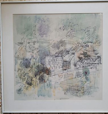 Avigdor Stimatsky, 2 excellent quality posters, framed in glass, 
One has a slight break in the 