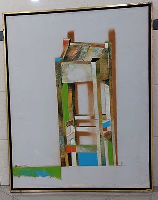 מיכאל גורבן, נ.1956, שמן על בד, 100 על 80 ס"מ, חתום