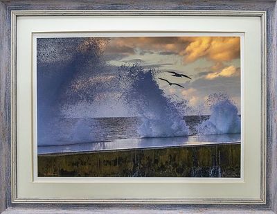 Ari Baltinster, b. 1953, photo printed on aquarelle paper, 40 by 60 cm, dimensions including 