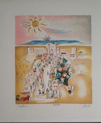 נחום גוטמן, ליטוגרפיה, 35 על 33 ס"מ, חתום וממוספר 287/500