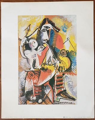 פאבלו פיקאסו, פוסטר, 23 על 15 ס"מ. נייר, לא ממוסגר