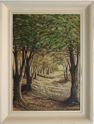 ד. בן רוי. שמן על בד. גודל מסגרת 82 על 62 ס"מ. D. Ben Roy. Oil on canvas. 
Frame size 62 x 82 cm 