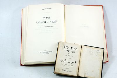 זוג מילונים מקיפים ומפורטים בעברית-ערבית ועברית-איטלקית. מושלם למתרגמים, סטודנטים, מטיילים 