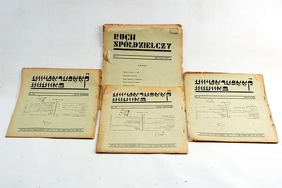 איגוד הקואופרטיבים היהודים בפולין. חוברות על הקואופרטיב היהודי סוג של בונים חופשים. שנת 1936