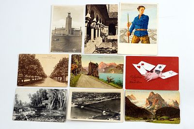 עשר גלויות – דואר אירופה, שנות ה-40.