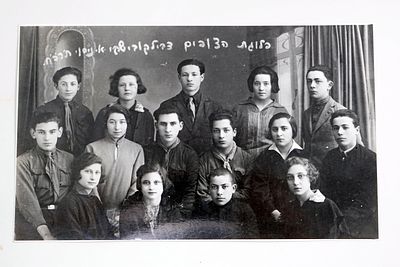 צילום מפלוגת הצופים בצ'בולקובסקי, פולין, תרפ"ח (1928).