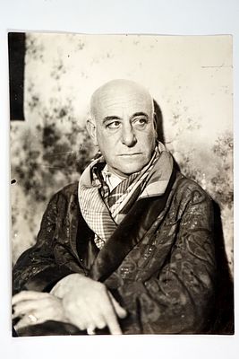 צילום גדול 17&times;23 של המשורר, הסופר והצייר היהודי-צרפתי מקס ג'קוב, שנות ה-30. נתפס ע"י הגסטאפו 