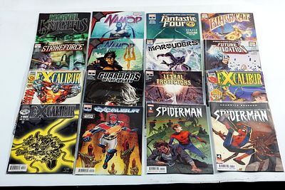 אוסף נדיר ושמור היטב הכולל 16 חוברות קומיקס מבית Marvel Comics. כל החוברות במצב Very Fine / 