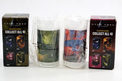 מלחמת הכוכבים זוג כוסות Star Wars מקוריות חדשות באריזה!