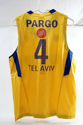 גופית כדורסל ג'רמי פרגו מכבי תל אביב PARGO