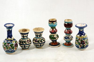 קרמיקה ארמנית אוסף של כלים קטנים בין 12/8סמ.