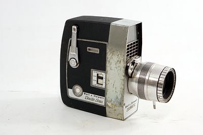 מסרטה 8 מ"מ Bell & Howell, מצלמה מכנית, עדשות זכוכית, מצב שמור