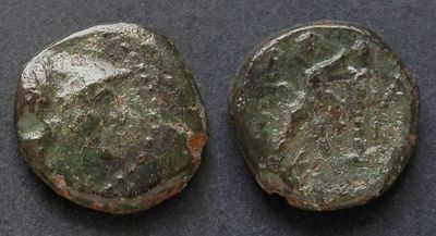 Македонское царство, Антигон II Гонат, 277-239 годы до Р.Х., АЕ15. АЕ, вес 3.91 гр., диаметр 15 