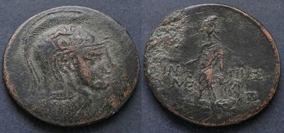 Понтийское царство, Митридат VI, 120-63 годы до Р.Х., АЕ28. АЕ, вес 18.34 гр., диаметр 32 мм. 