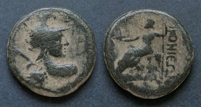 Ликаония, Иконий, I век до Р.Х., АЕ21. АЕ, вес 5.79 гр., диаметр 21 мм.Место чеканки: 