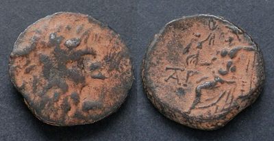 Киликийское царство, Таркондимот, 39-31 годы до Р.Х., АЕ20. АЕ, вес 7.25 гр., диаметр 20 мм. 