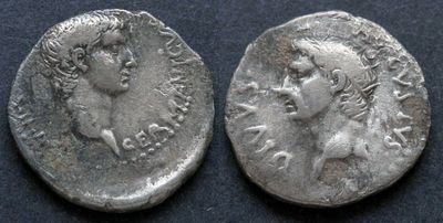 Римская империя, провинция Каппадокия, Германик, 15 год до Р.Х.-19 год, драхма. AR драхма, вес 