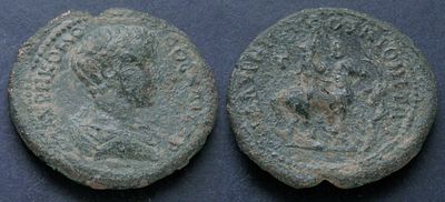 Римская империя, провинция Азия, Коммод, 177-192 годы, АЕ30. АЕ, вес 14.71 гр., диаметр 30 мм. 