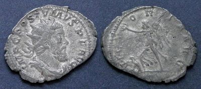 Римская империя, Постум, 259-269 годы, антониниан. AR антониниан, вес 3.11 гр., диаметр 22 