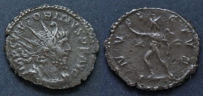 Римская империя, Викторин, 269-271 годы, антониниан. AЕ антониниан, вес 3.50 гр., диаметр 21 