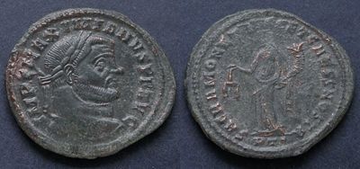 Римская империя, Максимиан Геркулий, 286-305 годы, нуммий. АЕ нуммий, вес 10.05 гр., диаметр 29 