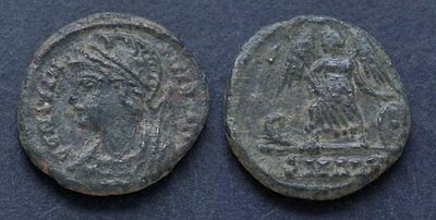 Римская империя, Константин I Великий, 307-337 годы, нуммий. AЕ нуммий, вес 1.89 гр., диаметр 