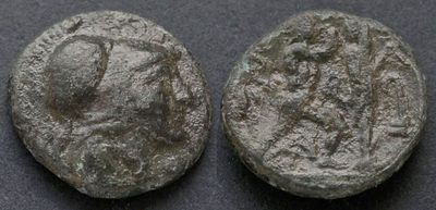 Македонское царство, Антигон II Гонат, 277-239 годы до Р.Х., АЕ18. АЕ, вес 4.63 гр., диаметр 18 