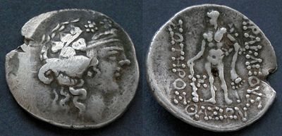 Фасос, Фасос, 148-90/80 годы до Р.Х., тетрадрахма. AR тетрадрахма, вес 16.33 гр., диаметр 31 