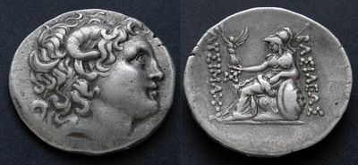 Фракийское царство, Лисимах, 305-281 годы до Р.Х., тетрадрахма. AR тетрадрахма, вес 17.11 гр. 