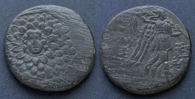 Понтийское царство, Митридат VI, 120-63 годы до Р.Х., АЕ22. АЕ, вес 7.07 гр., диаметр 22 