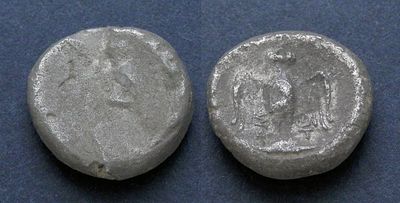 Понт, Амис, 300-125 годы до Р.Х., драхма. AR драхма, вес 2.59 гр., диаметр 15 мм.Место чеканки: 