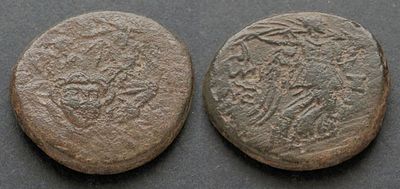 Понтийское царство, Митридат VI, 120-63 годы до Р.Х., АЕ20. АЕ, вес 6.26 гр., диаметр 20 