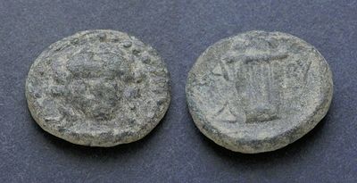 Троада, Абидос, 320-150 годы до Р.Х., АЕ13. АЕ, вес 1.41 гр., диаметр 13 мм.Место чеканки: 