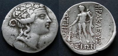 Фасос, Фасос, 148-90/80 годы до Р.Х., тетрадрахма. AR тетрадрахма, вес 16.56 гр., диаметр 32 