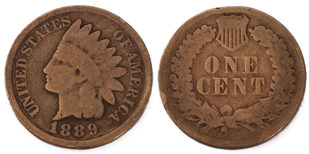 מטבע סנט ראש אינדיאני חום (אספנות מטבע מעל 135 שנה). מדינה: 
ארה"ב 
שנה: 
1889 
מתכת: 
