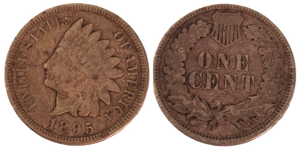 מטבע סנט ראש אינדיאני חום (אספנות מטבע מעל 130 שנה). מדינה: 
ארה"ב 
שנה: 
1895 
מתכת: 
