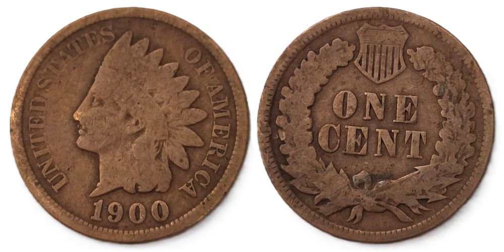 מטבע סנט ראש אינדיאני חום (אספנות מטבע מעל 125 שנה). מדינה: 
ארה"ב 
שנה: 
1900 
מתכת: 
