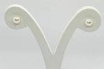 A pair of new natural pearl earrings in white tone in 14K yellow gold.... *A pair of new Изображение - 2