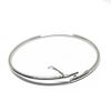 925 silver bracelet, hard, special clasp, diameter 65 mm, new.... 925 silver bracelet, hard Изображение - 2