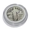 900 Fine Standing Liberty Quarter 1925 Silver Coin (Collectible Coin). Year of Issue: 1925 Image - 1
