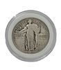 900 Fine Standing Liberty Quarter 1926 Silver Coin (Collectible Coin). Year of Issue: 1926 Image - 1