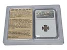 Indo-Scythian Silver Coin Through Azas of Bactria Kings 
NGC Graded Over 2000 Years Old Image - 1