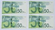 Lot of 4 banknotes of 50 shekels nominal value, year 2022, perfect condition (UNC), consecutive Image - 1