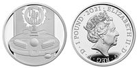 999 Fine Silver Coin Great Britain Music Legends: 
The Who 2021 (Collector's Item) (LIMITED Image - 1