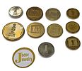 Lot of 10 double thickness coins, official mint of Israel 
(Collector's item). The item has been Image - 1