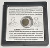 Display box with a bronze coin of the Eastern Roman Empire from the 3rd-5th century AD (antique Image - 1