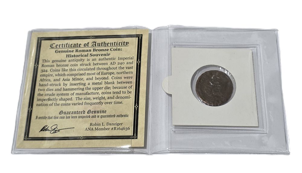 Ancient Roman Afghan Bronze Coin Over 1500 Years Old 
(Antique Collectibles). Year of issue: 300 